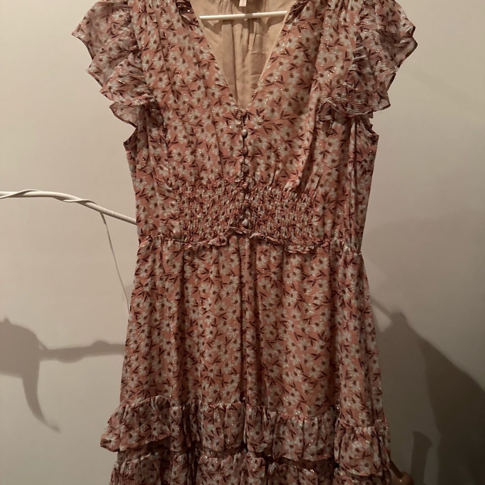 Floral Ruffle Dress